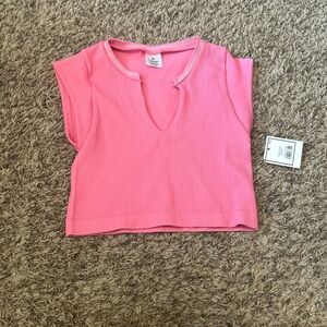 Pink Sleeveless Top